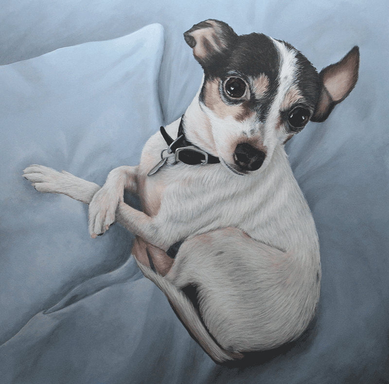 Finished portrait of Pip